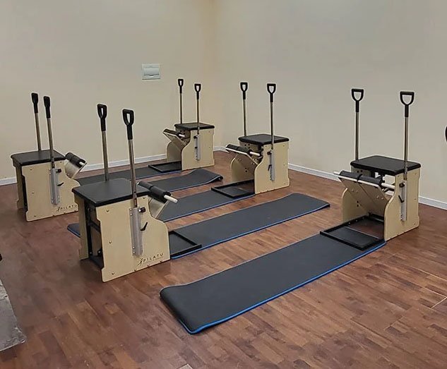 Zona con wunda chair en Harmony Pilates